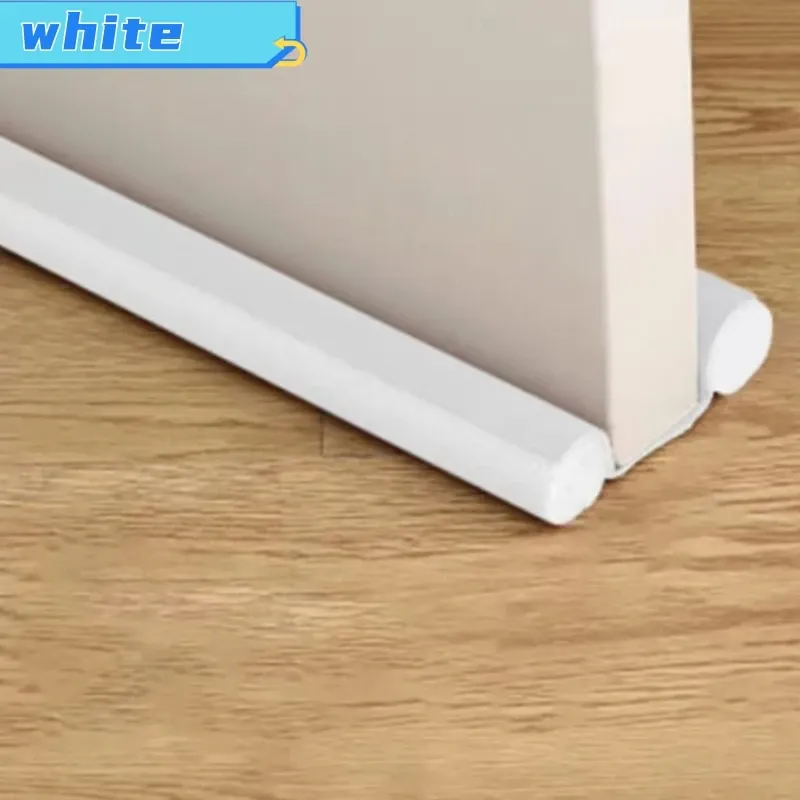 Lot de 2 joints d'étanchéité flexibles pour bas de porte, bande de fermeture inférieure anti-froid et anti-intempéries 7