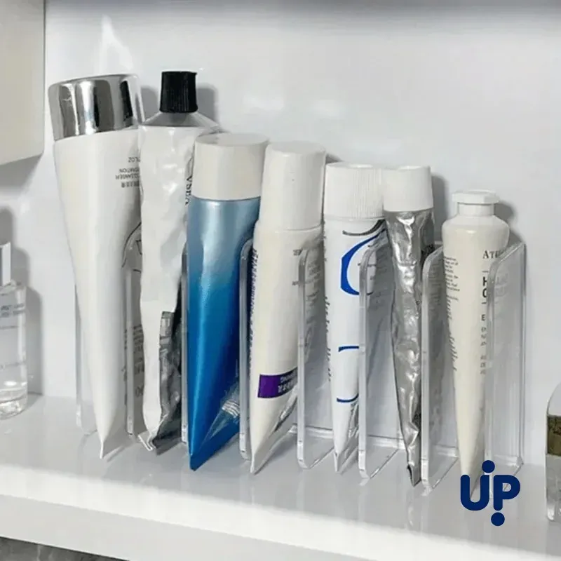 Organisateur de cosmétiques transparent à 7 compartiments, support de maquillage multifonctionnel pour la maison, le bureau, la salle de bain et la coiffeuse 2