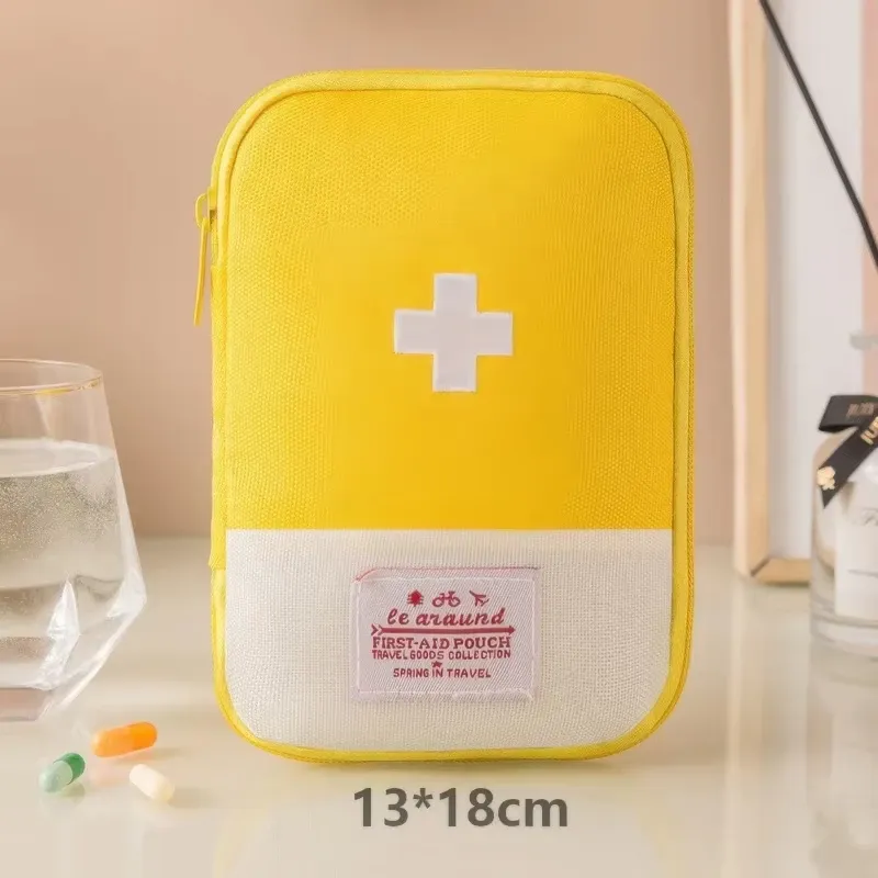 Pochette de rangement portable pour médicaments et pilules, mini trousse de premiers secours de voyage 9