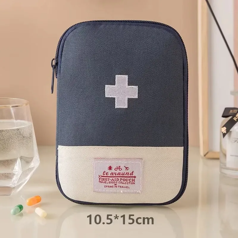 Pochette de rangement portable pour médicaments et pilules, mini trousse de premiers secours de voyage 11