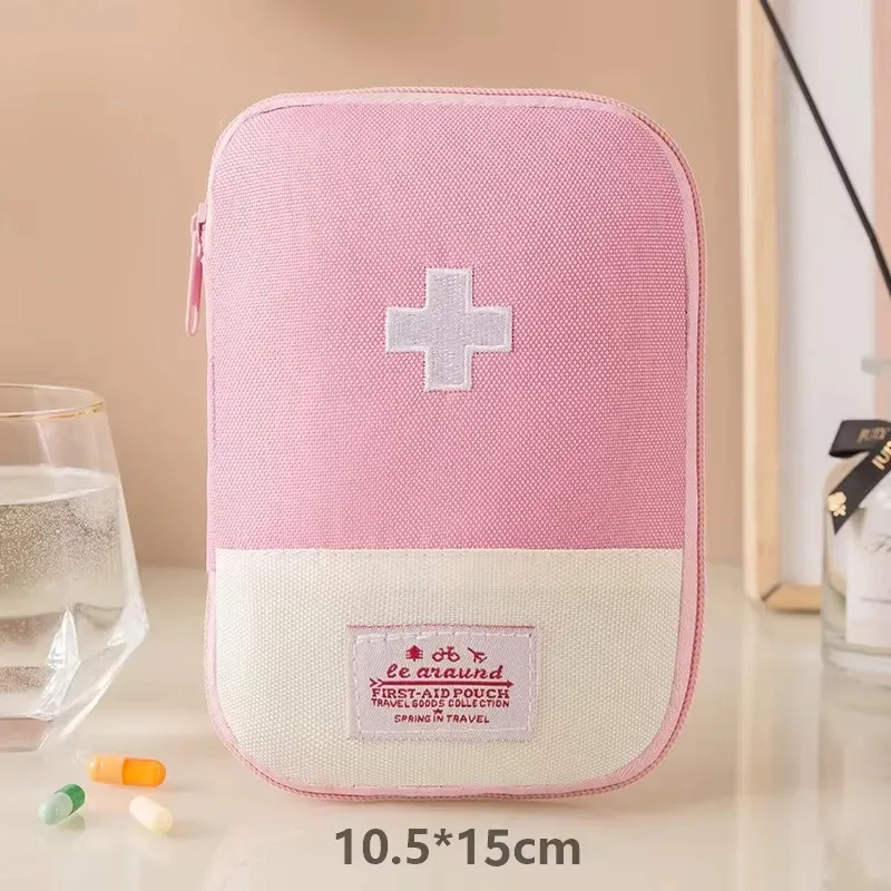 Pochette de rangement portable pour médicaments et pilules, mini trousse de premiers secours de voyage 16