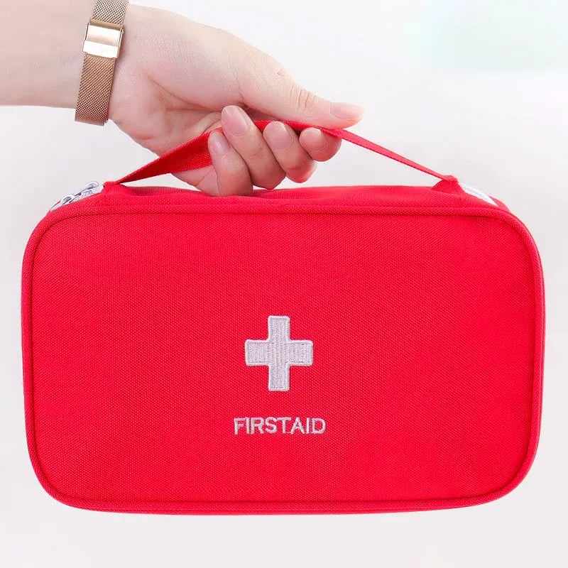 Pochette de rangement portable pour médicaments et pilules, mini trousse de premiers secours de voyage 19