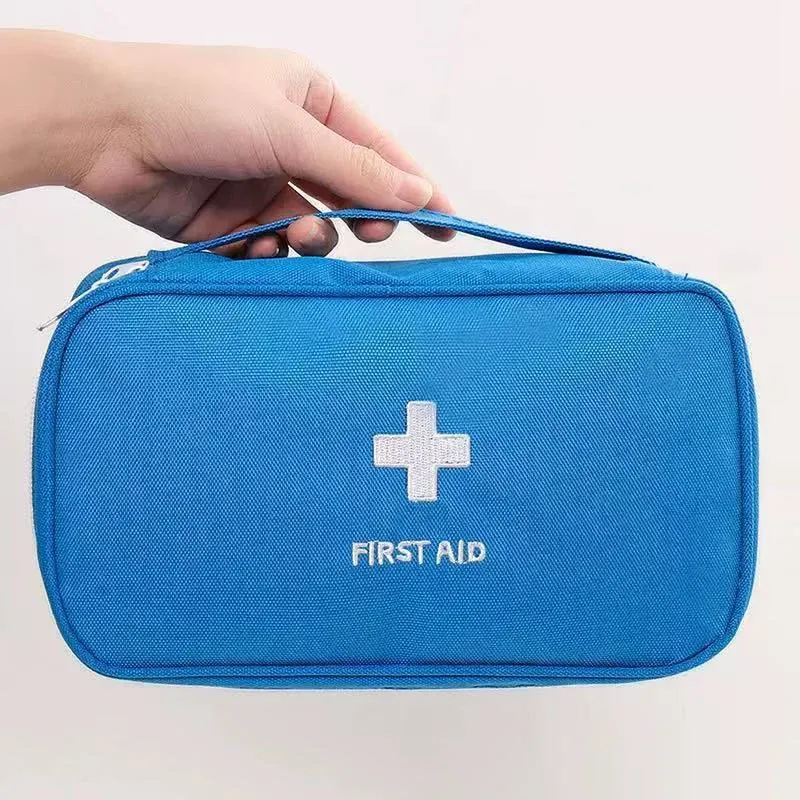 Pochette de rangement portable pour médicaments et pilules, mini trousse de premiers secours de voyage 21