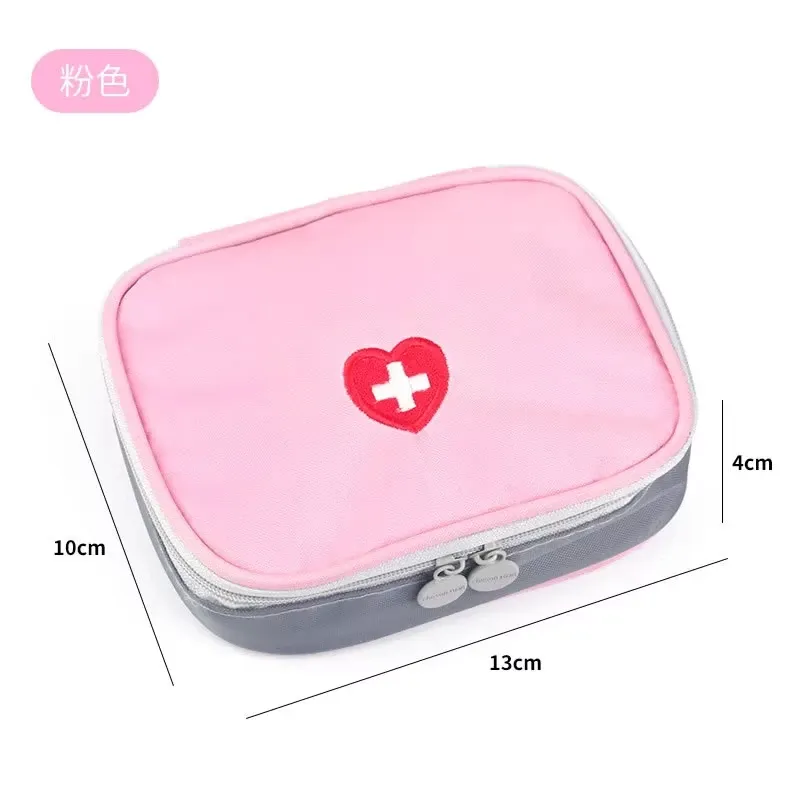 Pochette de rangement portable pour médicaments et pilules, mini trousse de premiers secours de voyage 17