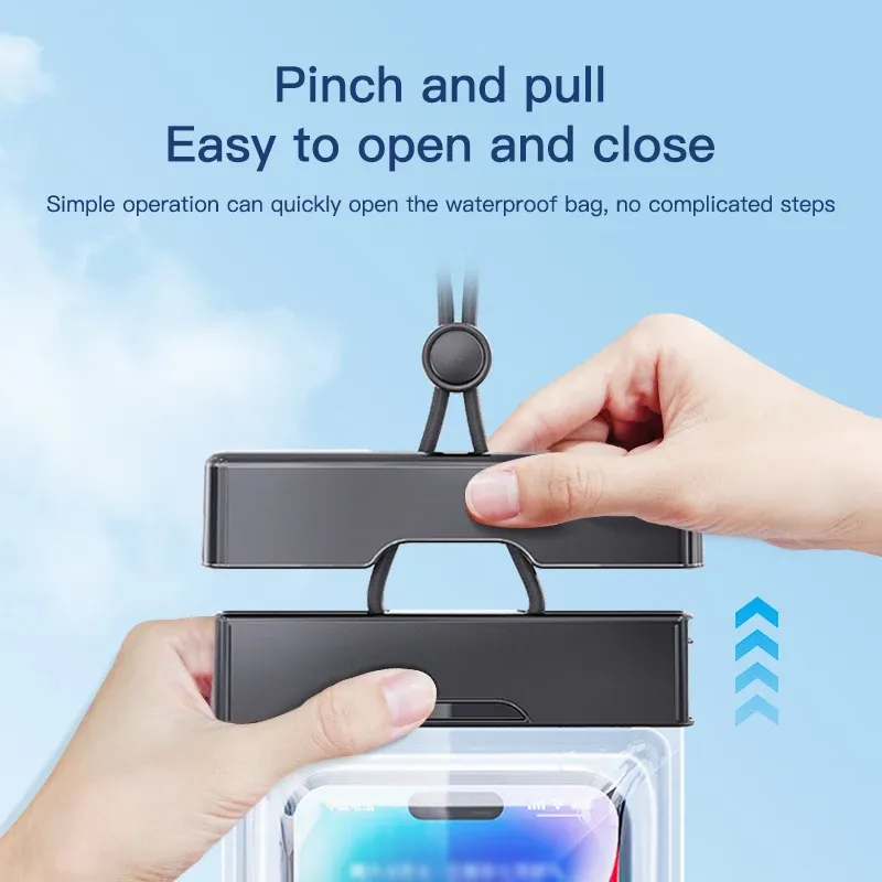 Pochette de téléphone étanche à fenêtre transparente – Étui à écran tactile pour photos sous-marines, natation et rafting (iPhone, Huawei, Xiaomi, Android) 3