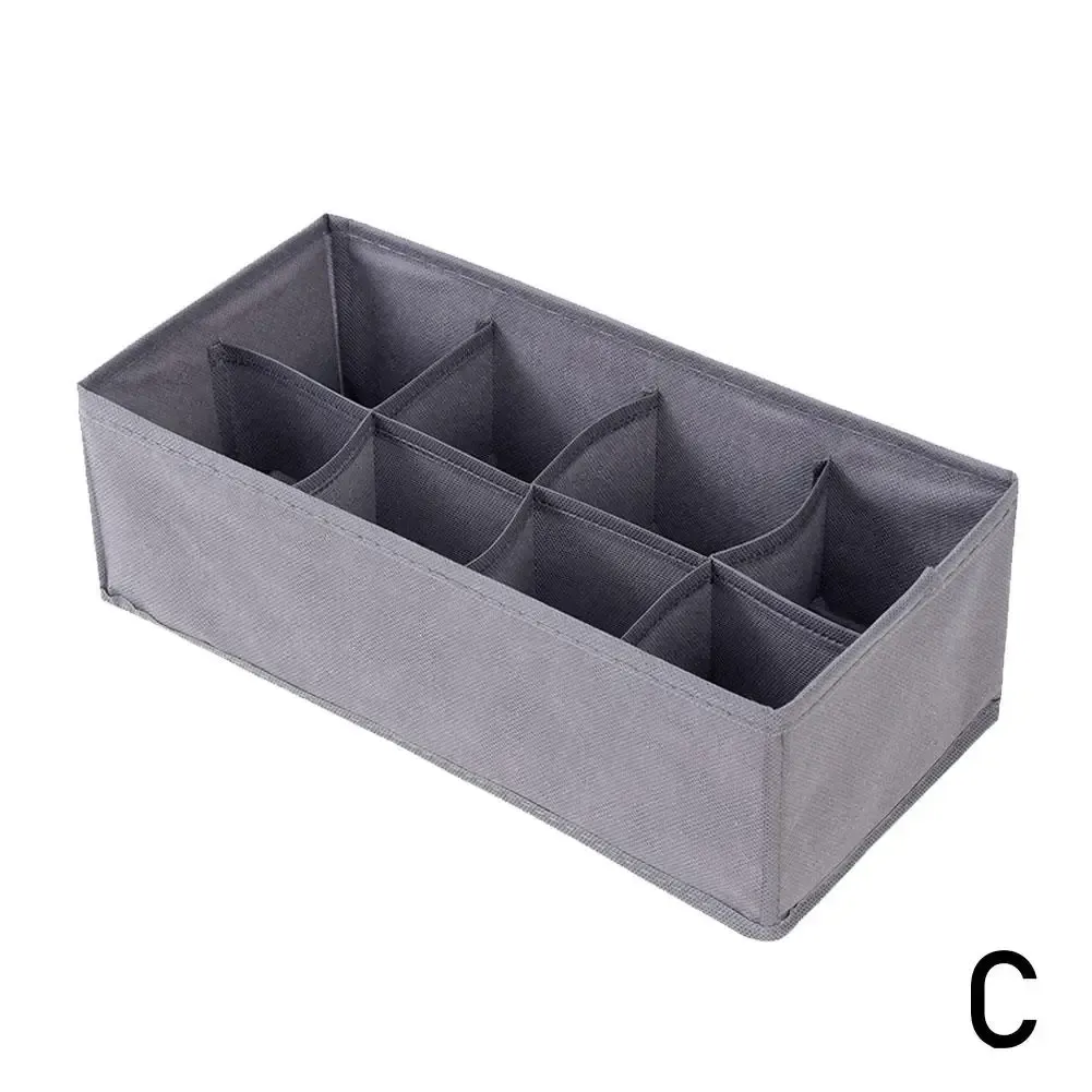 Organisateurs de tiroirs pliables en tissu pour sous-vêtements, avec séparateurs pour soutiens-gorge, slips et chaussettes 9