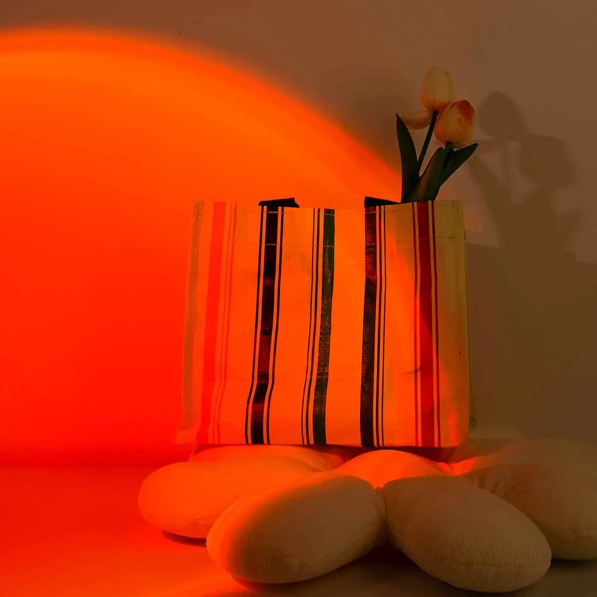 Lampe de projection coucher de soleil avec télécommande, 16 couleurs, veilleuse d'ambiance, décoration de chambre, accessoire photo mural 4