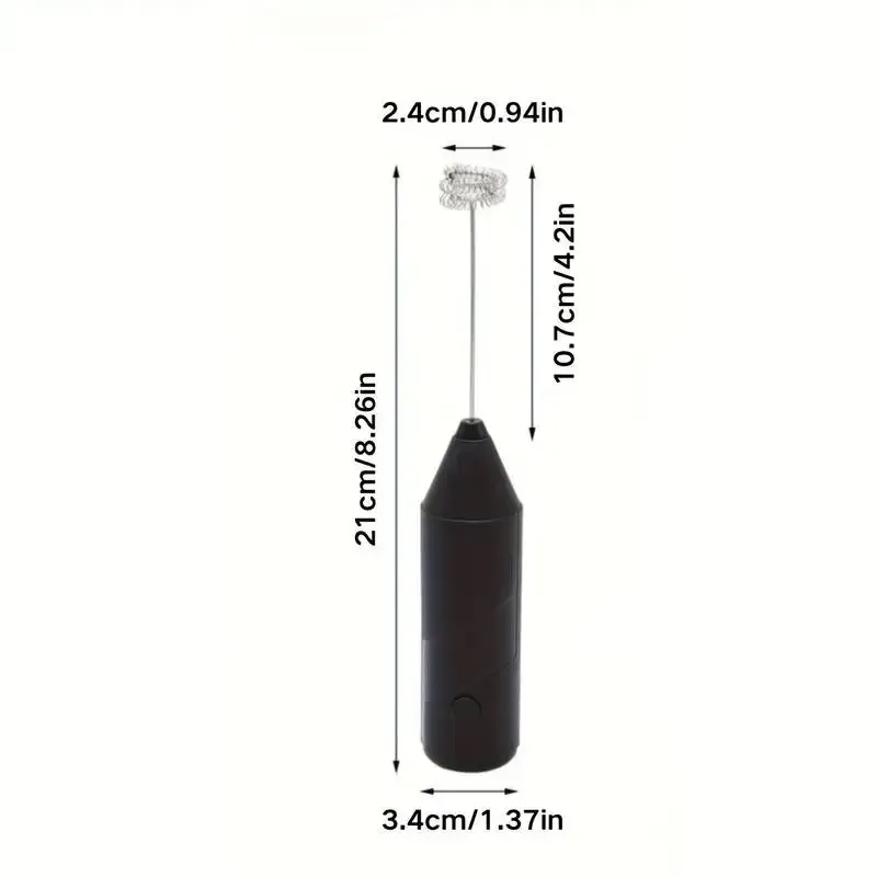 Mini batteur électrique portable à piles, mousseur à lait et mélangeur de boissons pour café 6