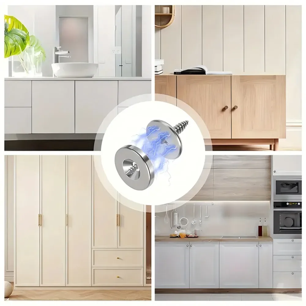 Fermeture magnétique cachée pour meubles de rangement