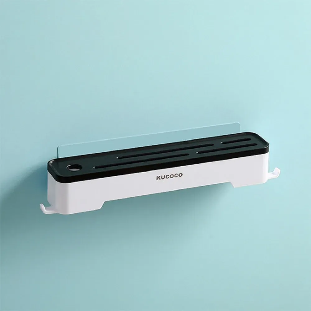 Porte-couteaux mural multifonctionnel pour cuisine, support de rangement pour couteaux et couverts 6