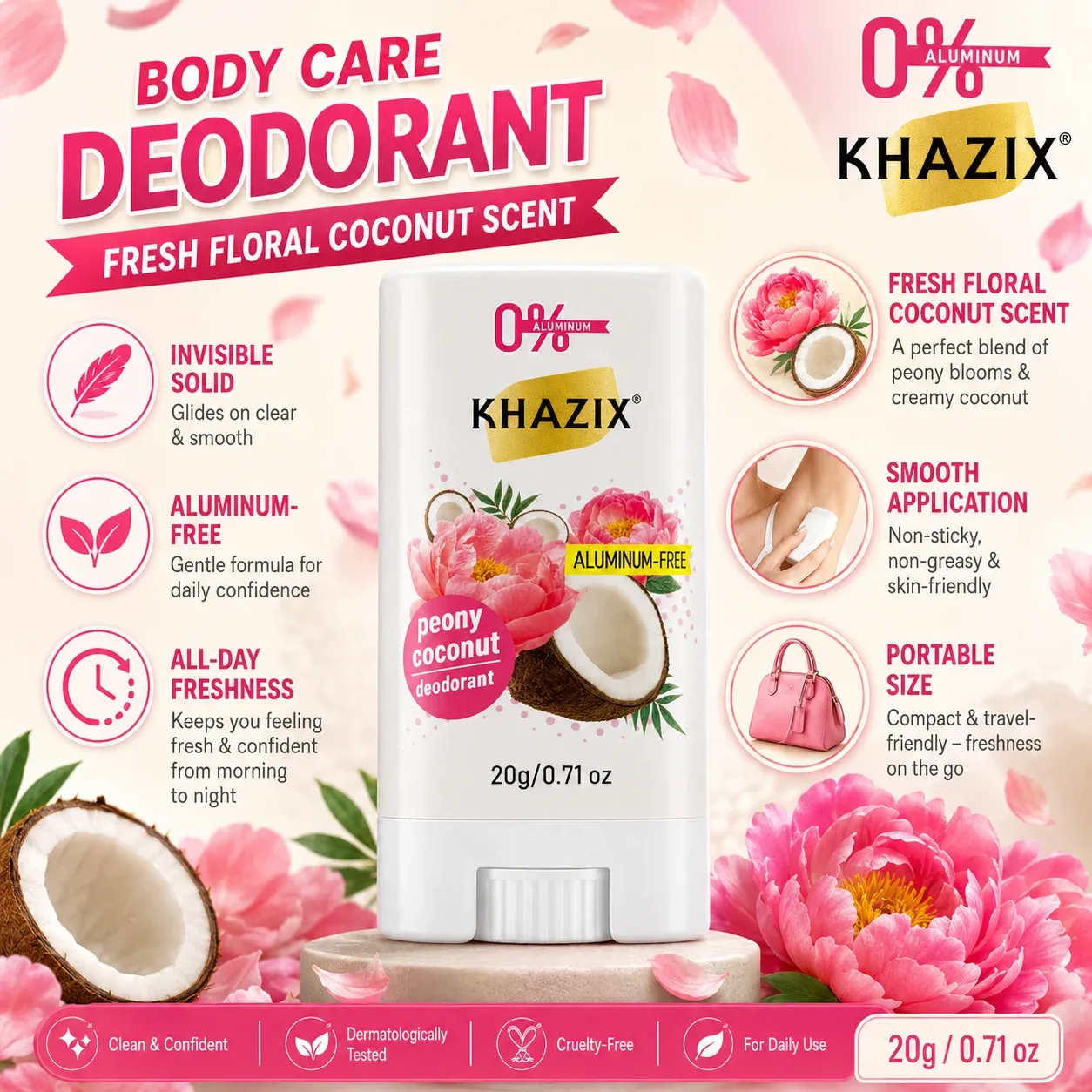 Déodorant en stick pour les aisselles | Formule anti-odeurs double action | Beurre de karité et huiles essentielles infusées | Fraîcheur douce et longue durée 2