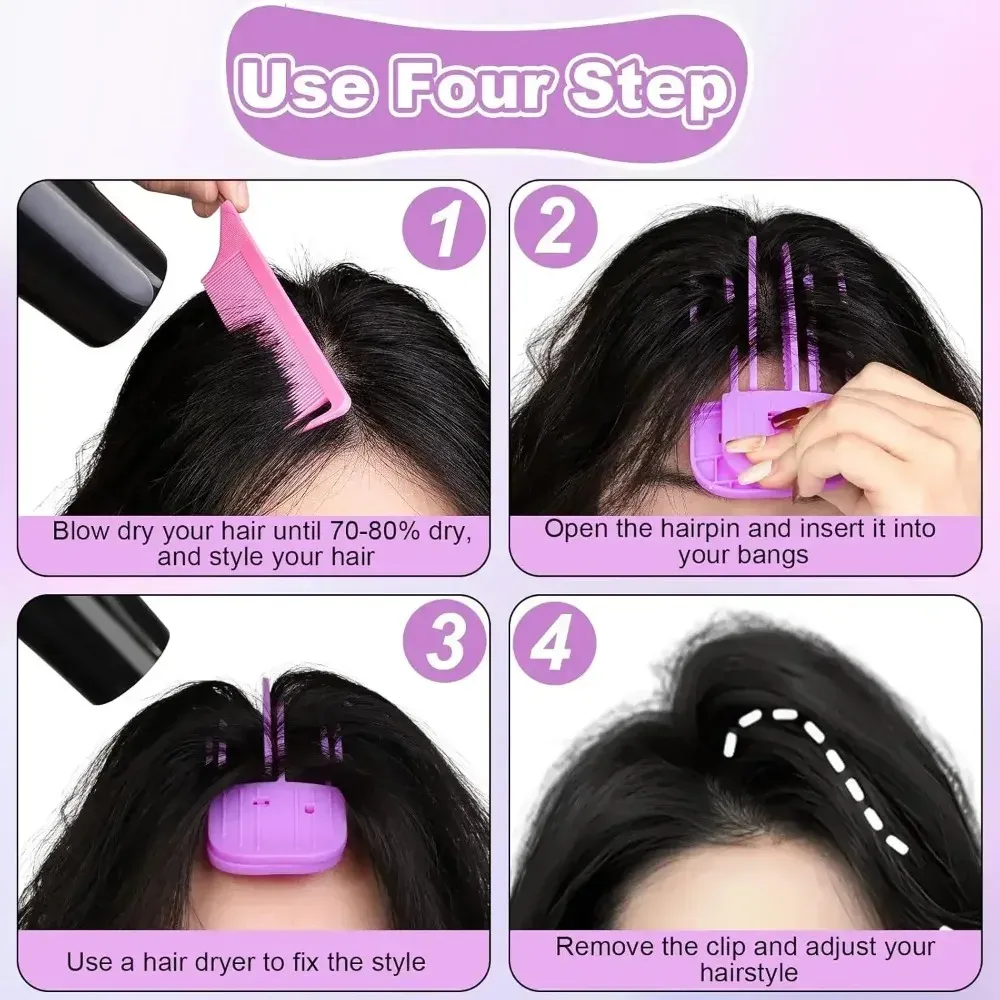 Pince à cheveux volumisante, détail de la forme