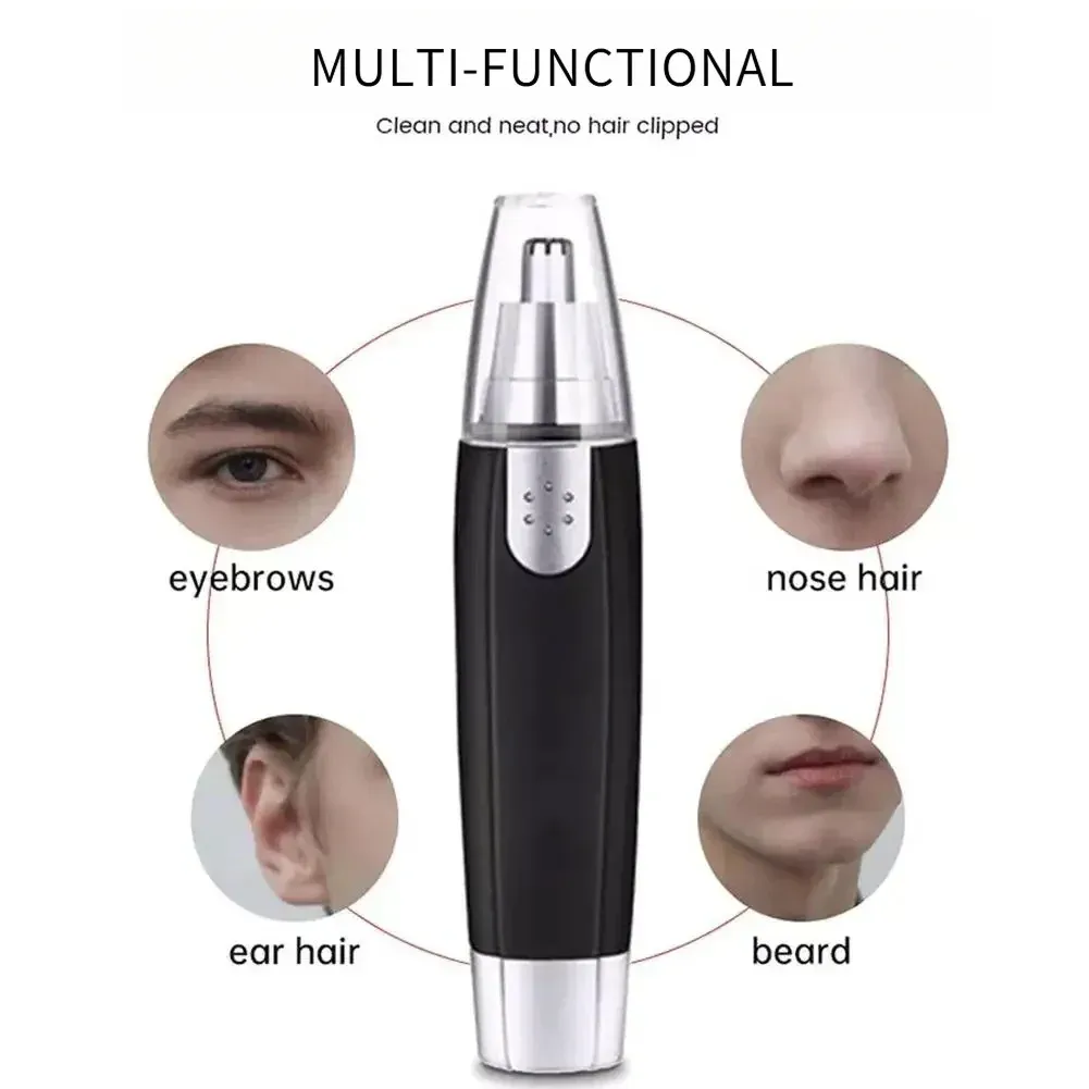 Tondeuse électrique 1 pièce pour oreilles, cou et nez, rasoir à sourcils et tondeuse à cheveux, kit de rasage et de toilettage pour homme et femme 5