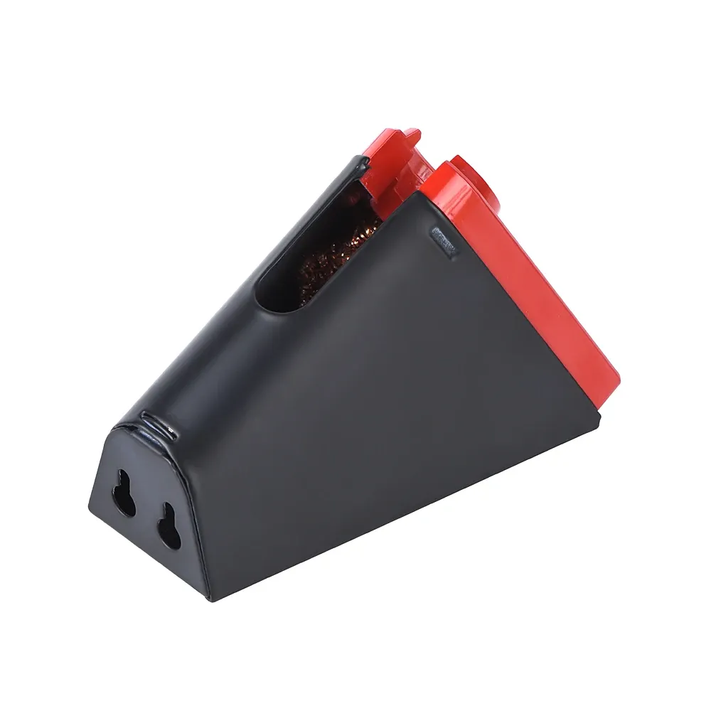 Support de fer à souder électrique JCD 820 en alliage d'aluminium avec nettoyeur de panne en boule de cuivre, fil à souder et flux RMA 6