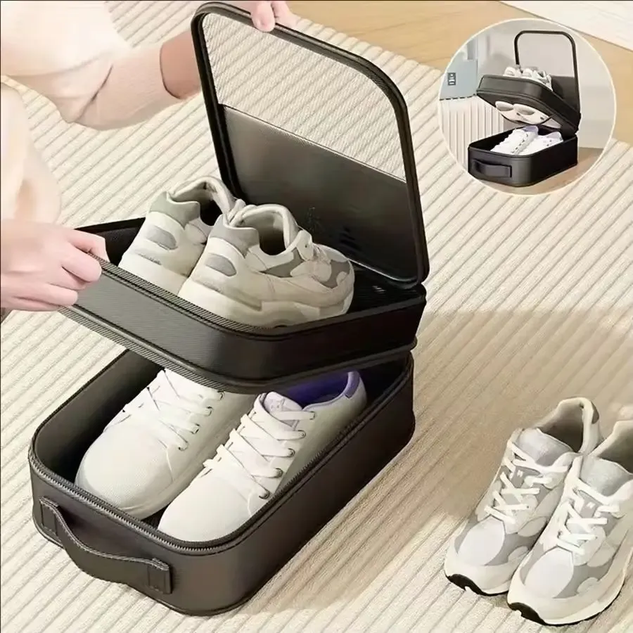 Sac de rangement pour chaussures de voyage imperméable et anti-poussière, grande capacité