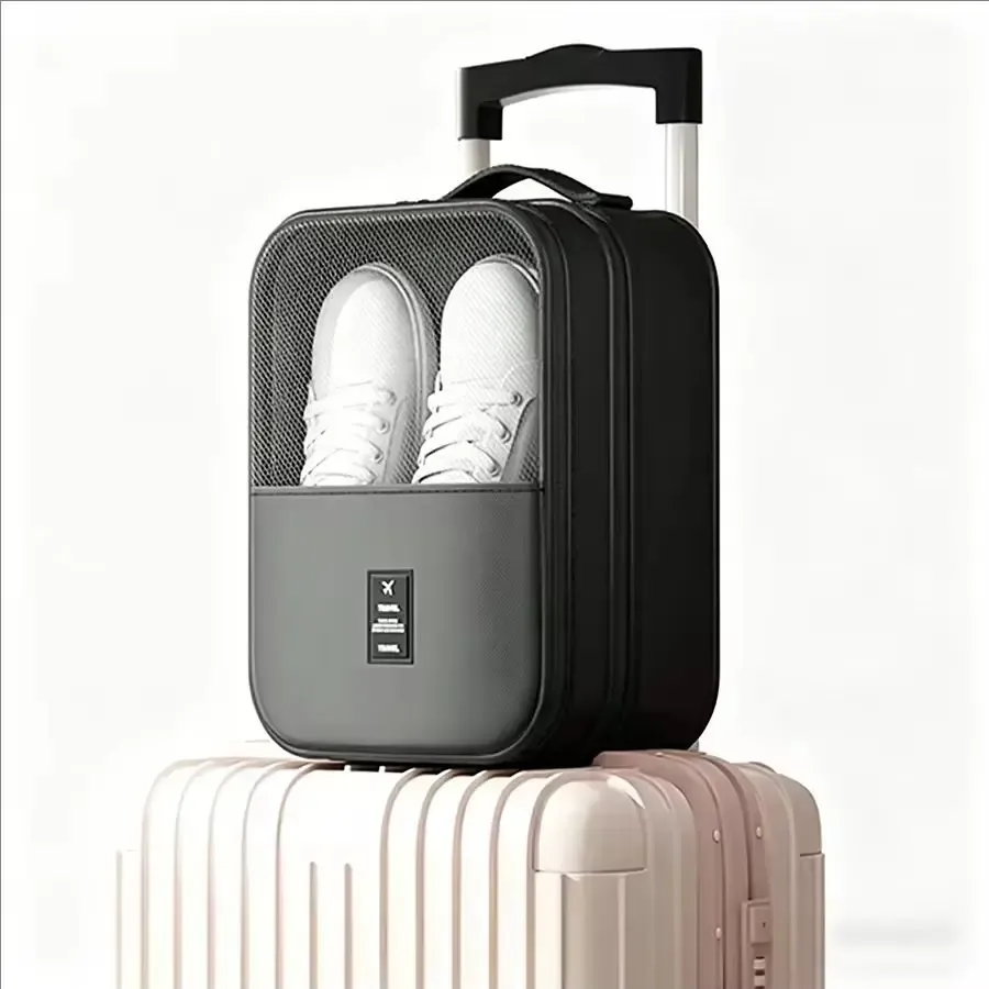 Sac de rangement pour chaussures de voyage imperméable et anti-poussière, grande capacité 5
