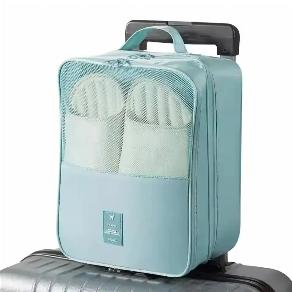 Sac de rangement pour chaussures de voyage imperméable et anti-poussière, grande capacité 12