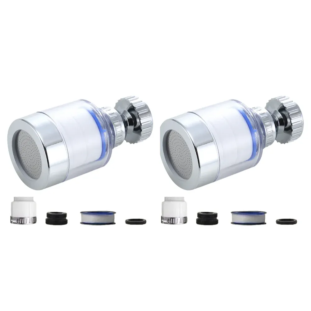 Purificateur d'eau domestique ANICES, filtre de douche, pommeau à pulvérisation 360°, combiné filtrant à cartouche métallique, 15 étages 17