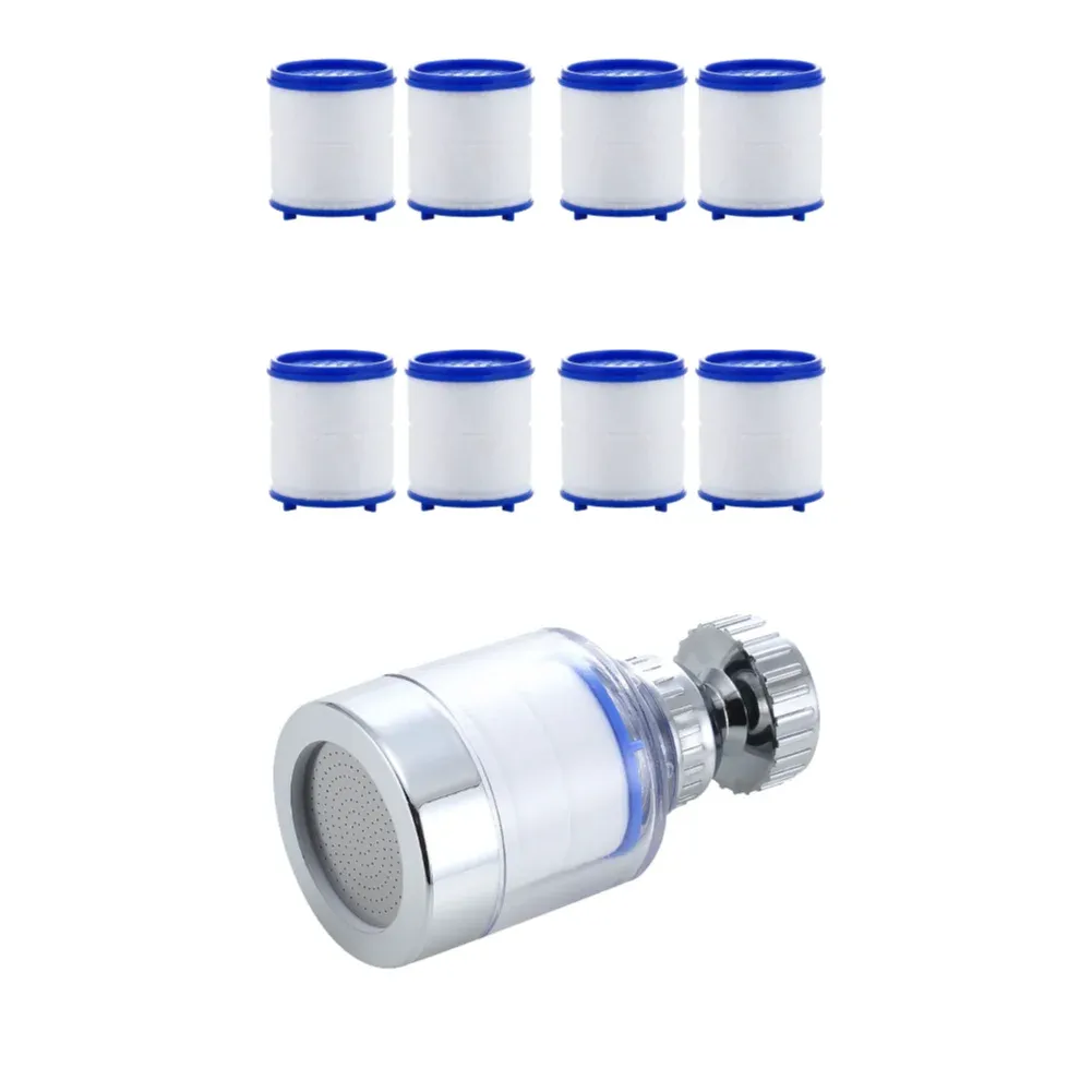 Purificateur d'eau domestique ANICES, filtre de douche, pommeau à pulvérisation 360°, combiné filtrant à cartouche métallique, 15 étages 8