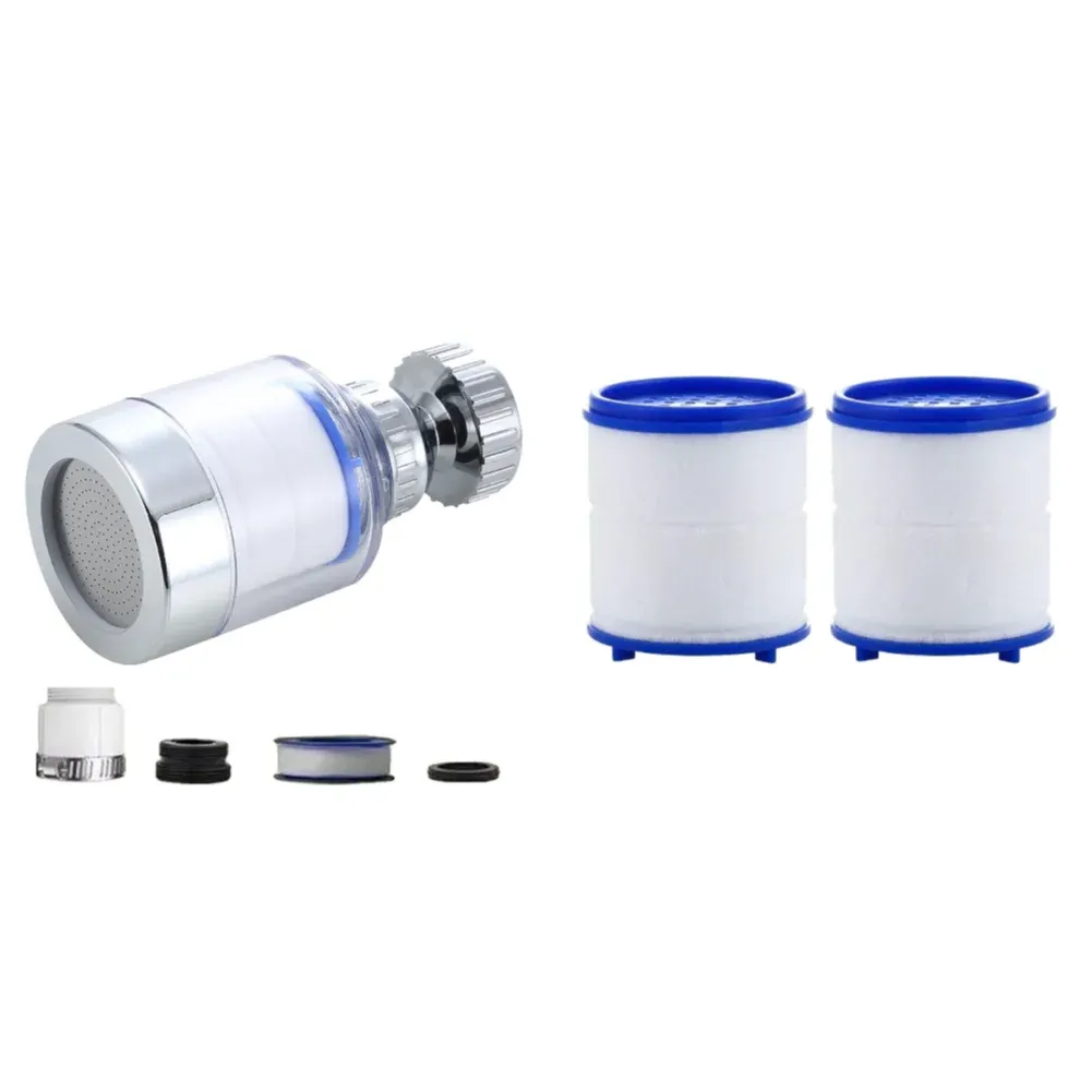 Purificateur d'eau domestique ANICES, filtre de douche, pommeau à pulvérisation 360°, combiné filtrant à cartouche métallique, 15 étages 7