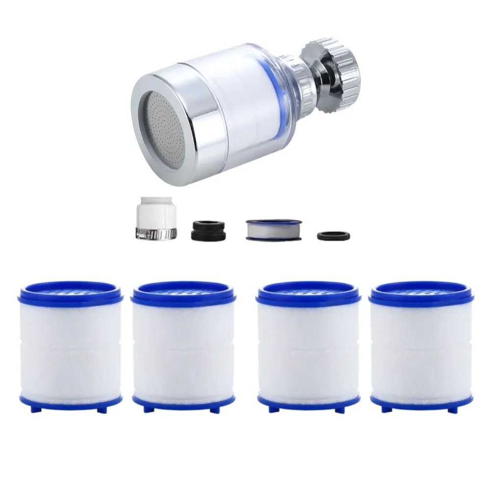 Purificateur d'eau domestique ANICES, filtre de douche, pommeau à pulvérisation 360°, combiné filtrant à cartouche métallique, 15 étages 9