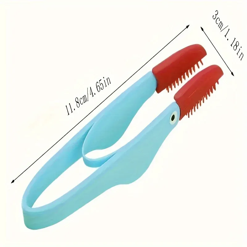 Peigne anti-taches pour chien, brosse douce pour le nettoyage des yeux, sans électricité, 1 pièce 2