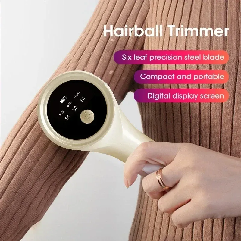 Dissolvant de peluches HOMEFISH pour vêtements, rasoir électrique rechargeable à granulés, élimine les bouloches des tissus 2