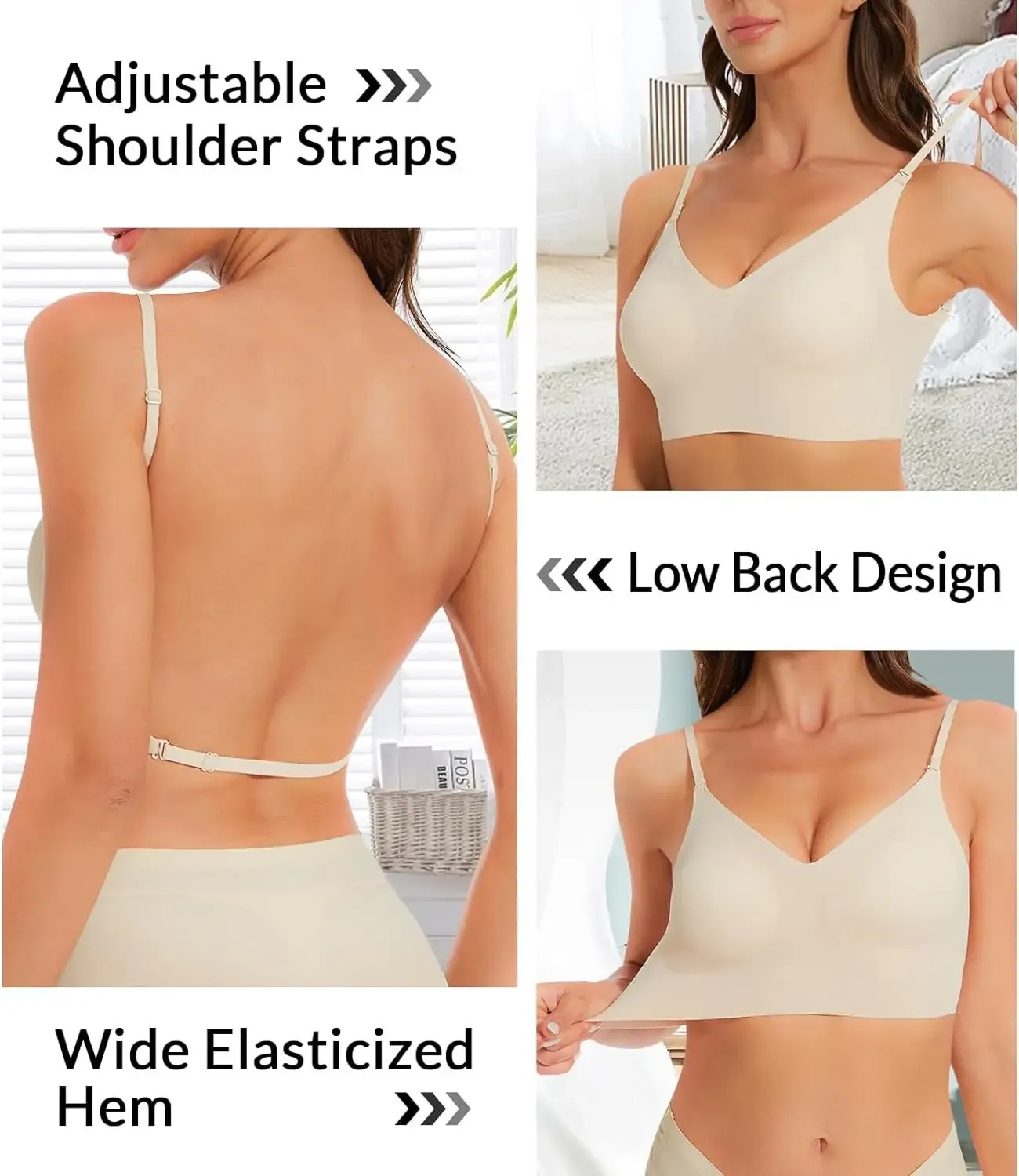 Soutien-gorge sans couture vue de face