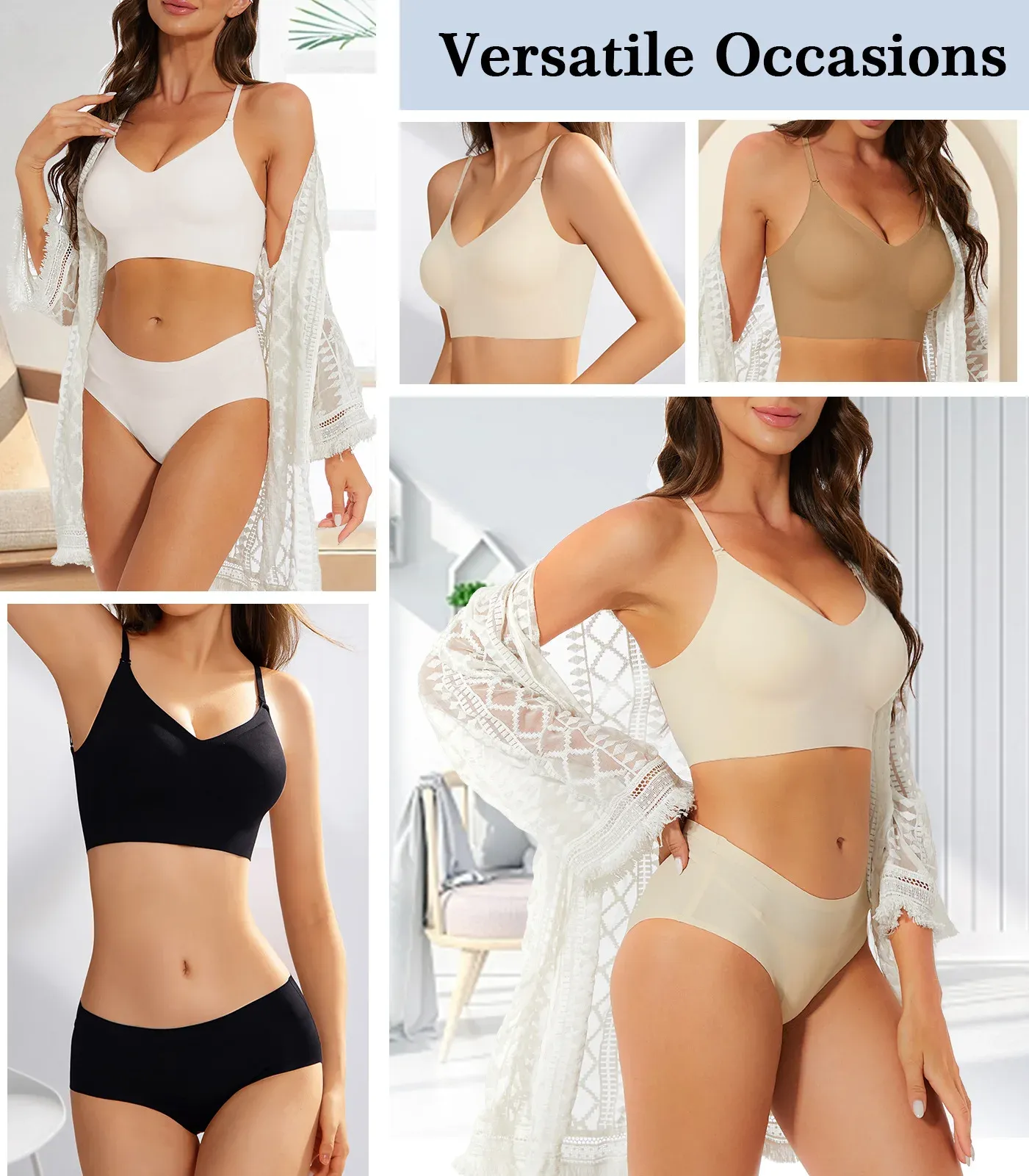 Soutien-gorge sans couture, finition raffinée