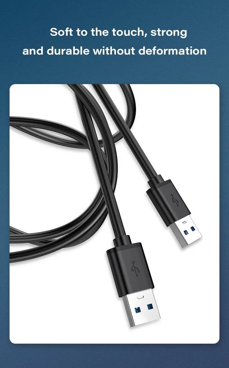 Vue détaillée du câble d'extension USB