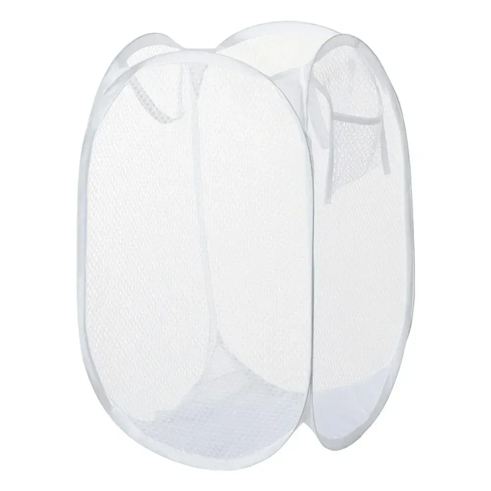 Panier à linge pliable et ventilé à design squelette, grande capacité 7