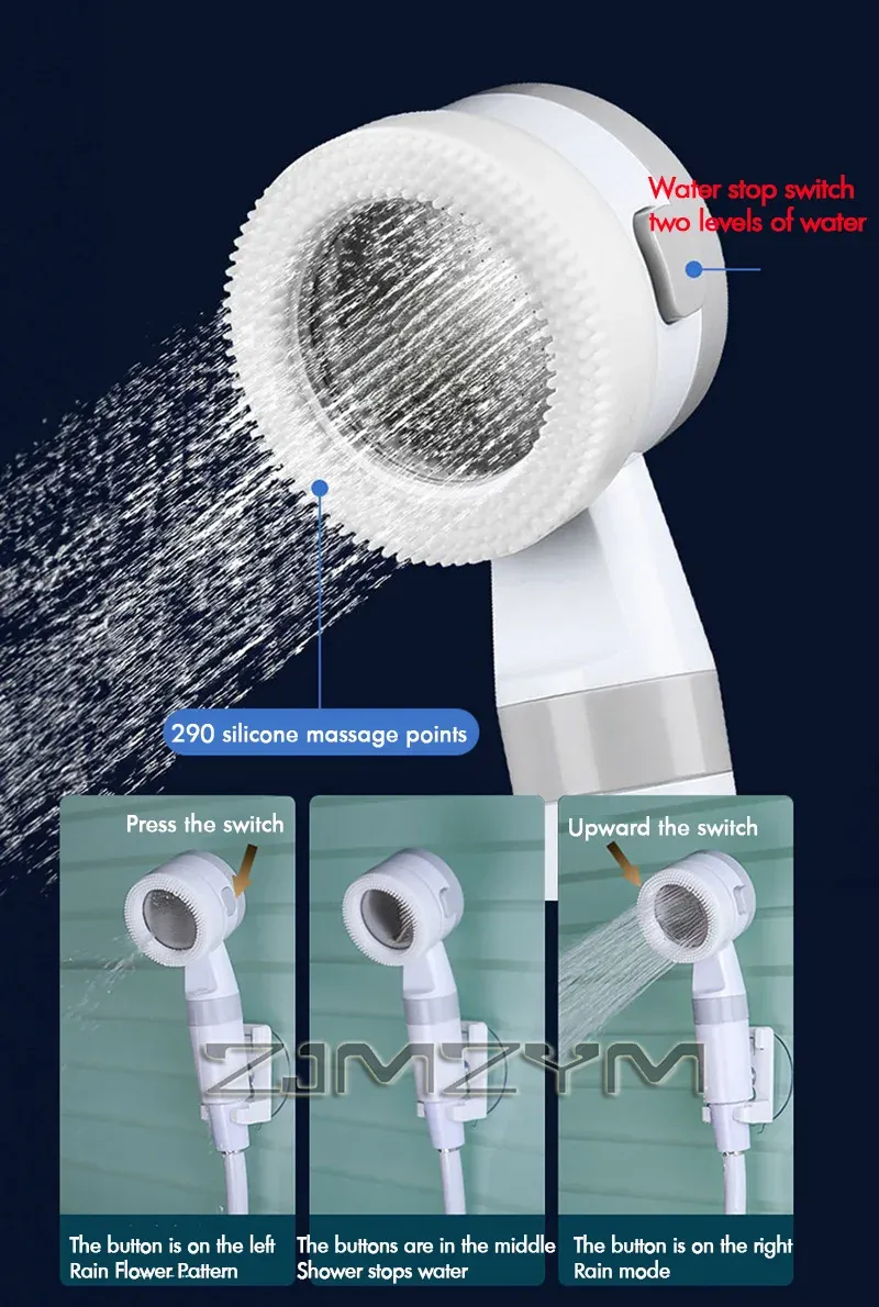 Dispositif de douche de camping en plein air, étanche, avec affichage numérique, pompe de douche électrique portable pour la randonnée, le voyage, la plage et le nettoyage des animaux de compagnie 2