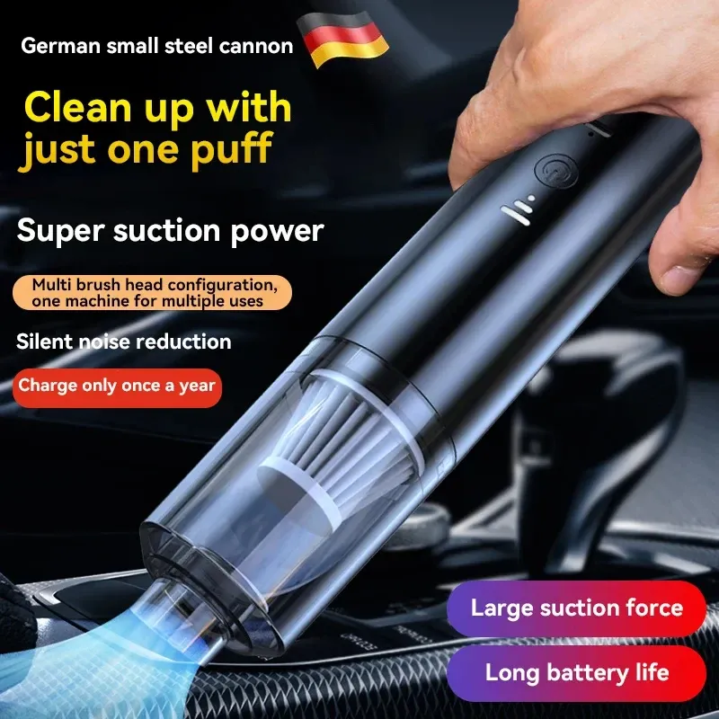 Aspirateur à main sans fil puissant 990000 Pa, aspiration domestique, nettoyage sans zones mortes, nouveau modèle