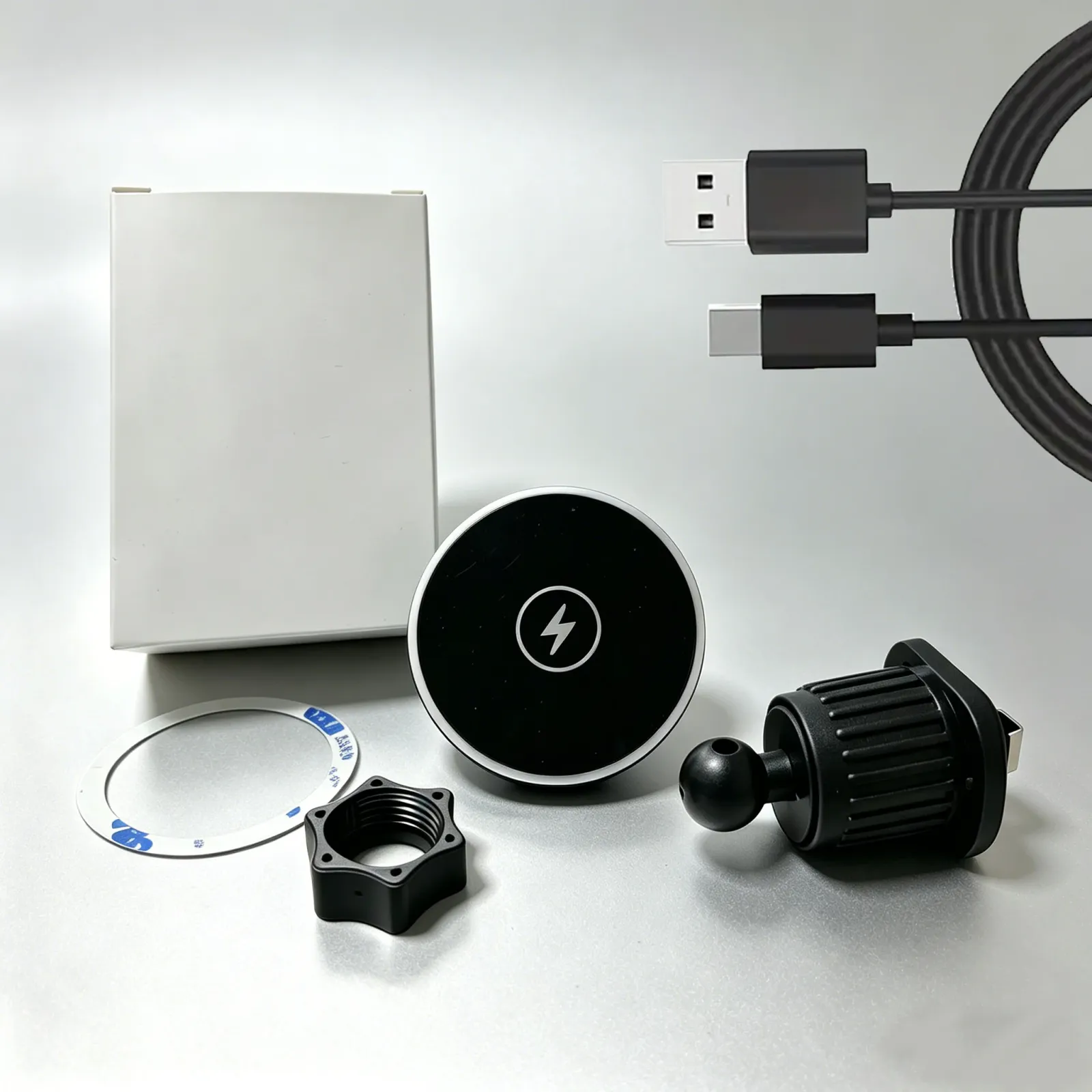 Détail du chargeur sans fil magnétique pour voiture