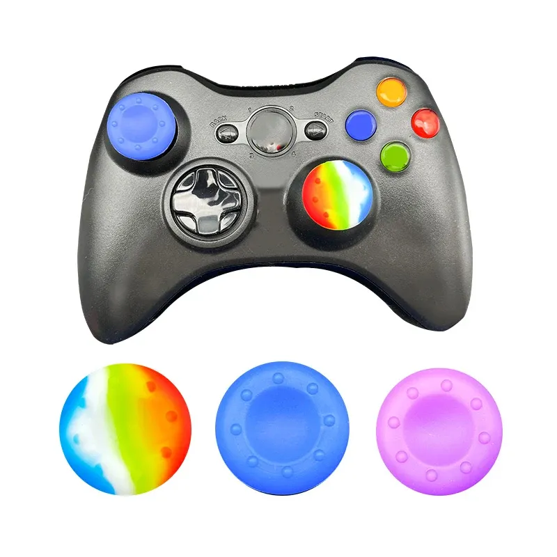 Capuchon antidérapant en silicone pour manette de jeu analogique, compatible PS2, PS3, PS4, PS5, Xbox One, Xbox 360, Xbox Series X, Switch Pro 4