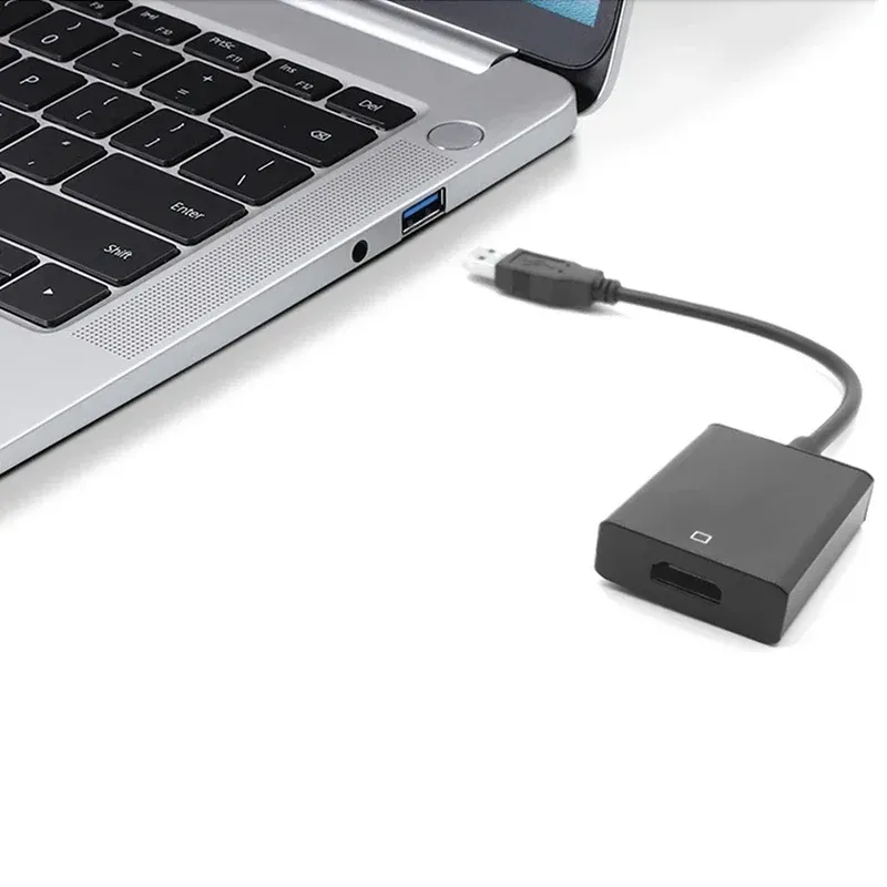Convertisseur USB 3.0 vers HDMI en situation d'utilisation