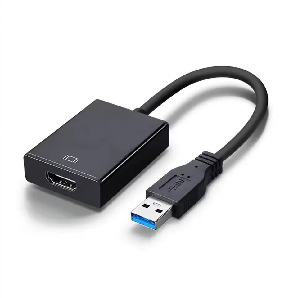 Convertisseur USB 3.0 vers HDMI 1080p, adaptateur graphique multi-écrans pour ordinateur portable, vidéoprojecteur, carte vidéo externe HD 7