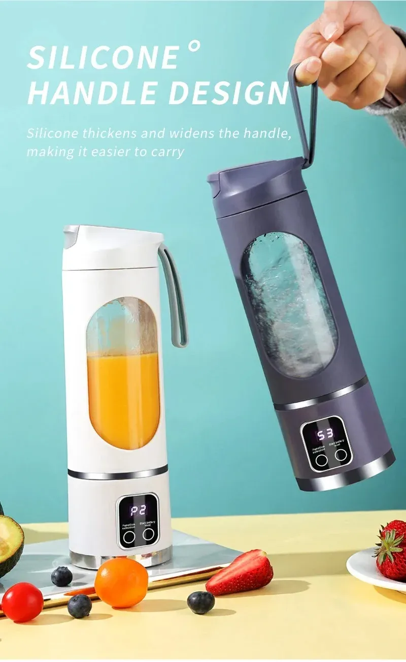 Presse-fruits portable dans son usage quotidien