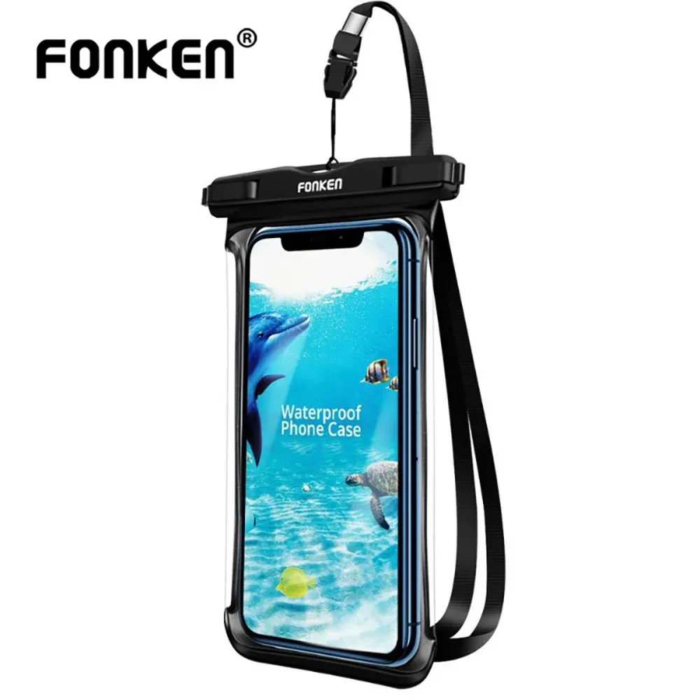 Pochette étanche universelle pour téléphone portable, compatible iPhone, Huawei, Xiaomi et Samsung 1
