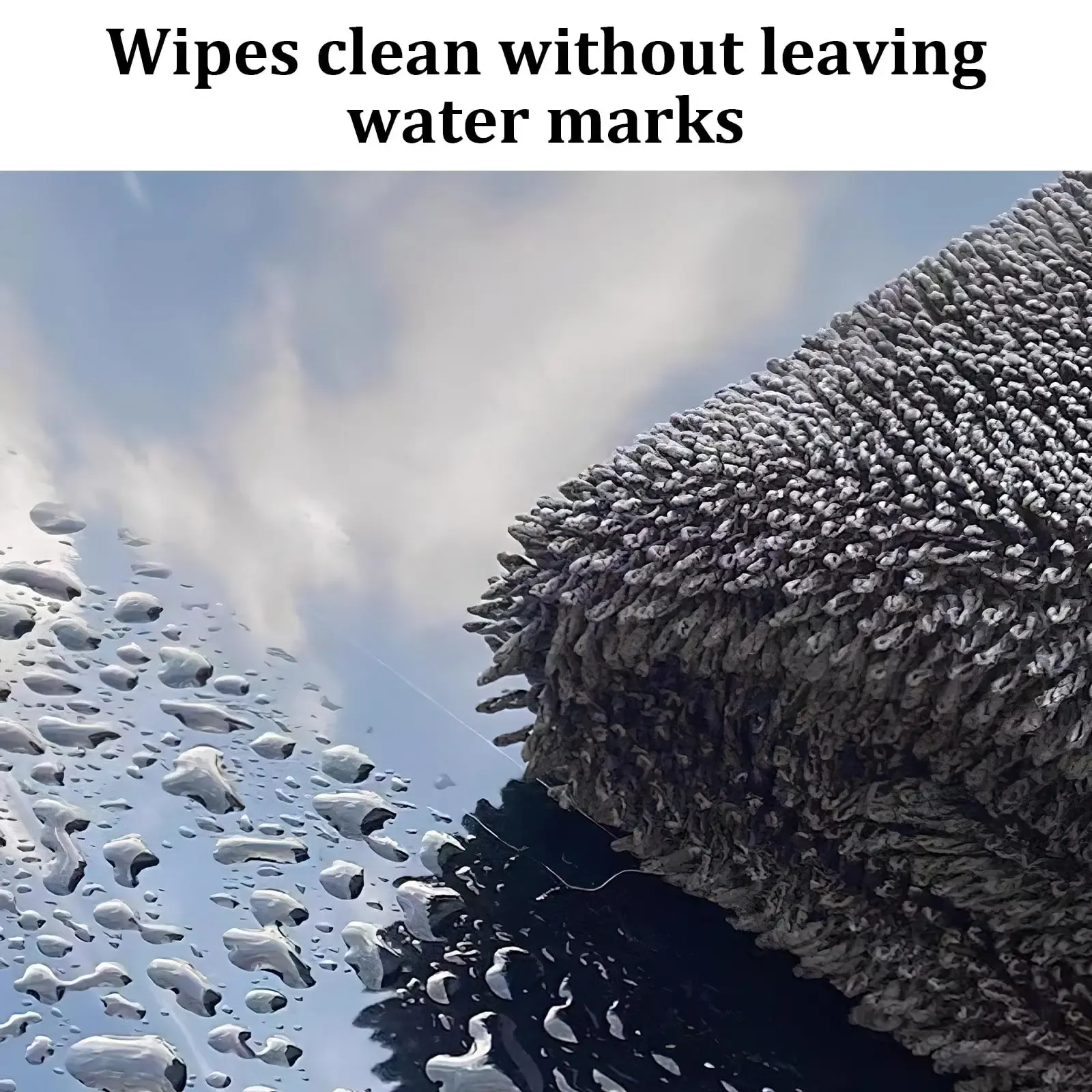 Lingettes microfibre torsadée, détail du tissu
