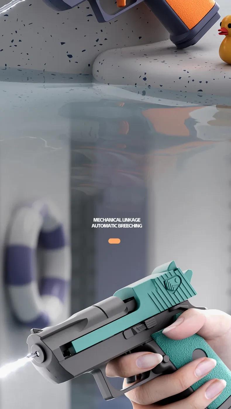Mini pistolet à eau Desert Eagle, détail du design