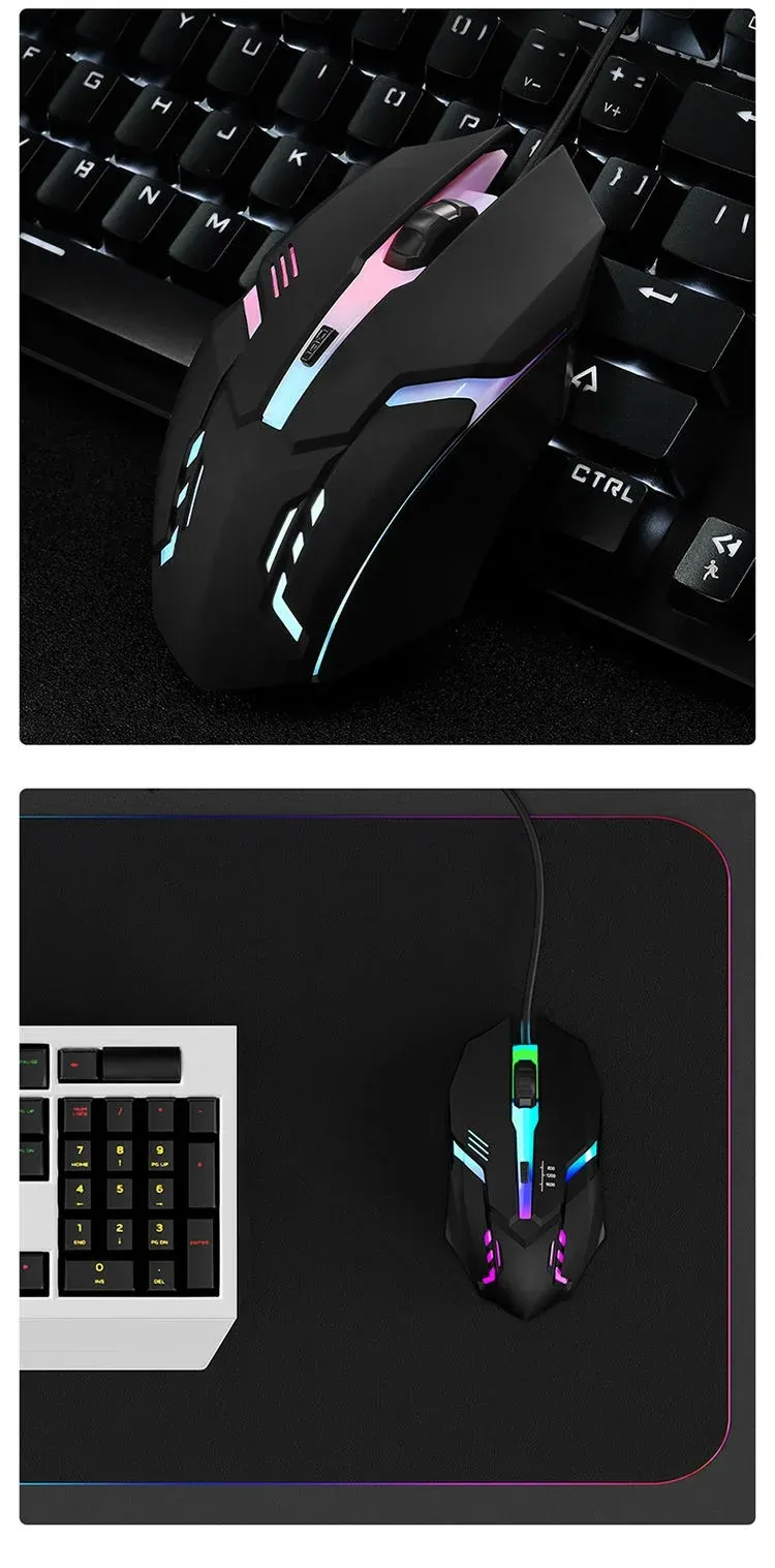 Souris de jeu vue sous un autre angle