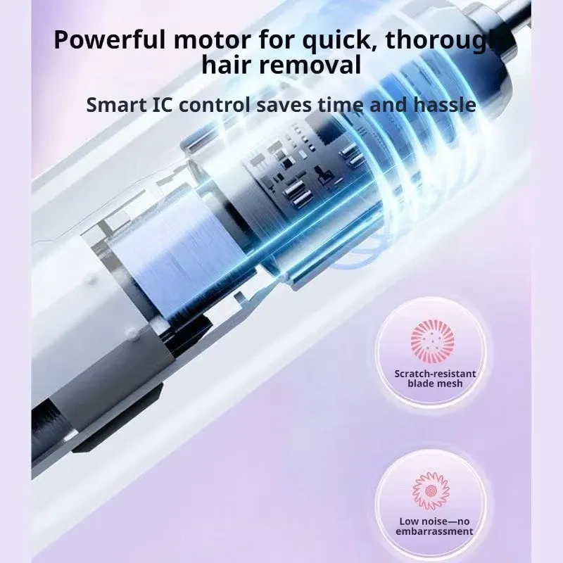 Tondeuse à sourcils électrique, rasoir de façonnage des sourcils portable avec tête de coupe double, design lavable 6