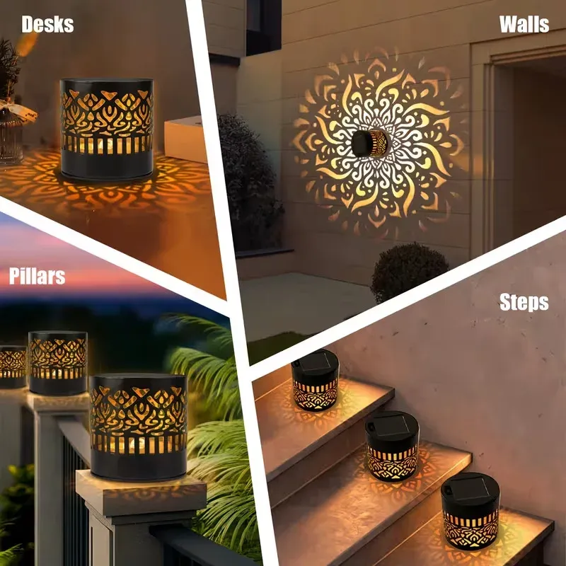 Détail du design de la lampe murale Mandala