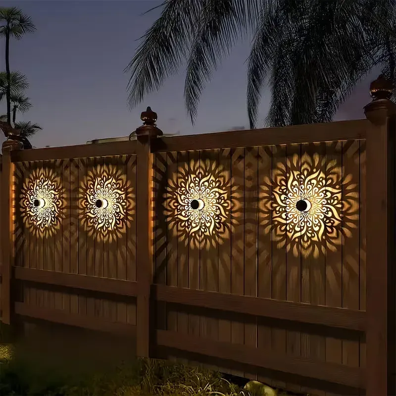 Lampe murale Mandala dans une véranda