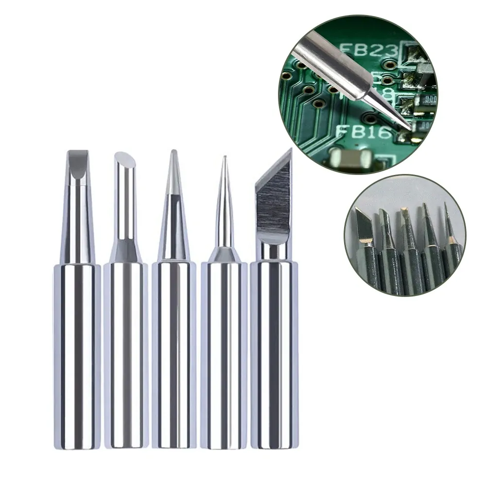 Pointes de fer à souder, lot de 5, compatibles stations de soudage 936/937/938/969, outils et accessoires de soudage 5