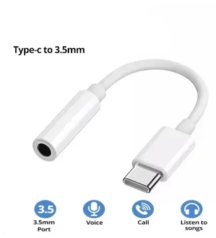 Adaptateur USB-C vers Jack 3,5 mm pour écouteurs, convertisseur audio pour iPhone 15, 15 Pro Max, Samsung Galaxy, Huawei et Xiaomi