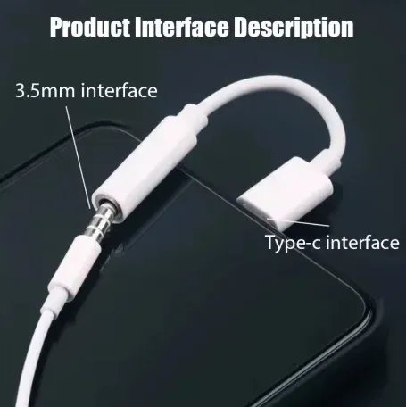 Adaptateur USB-C vers Jack 3,5 mm pour écouteurs, convertisseur audio pour iPhone 15, 15 Pro Max, Samsung Galaxy, Huawei et Xiaomi 4