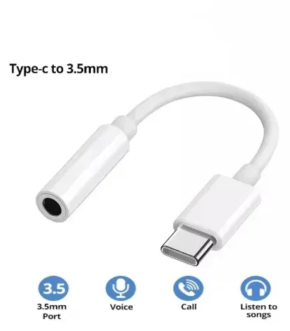 Adaptateur USB-C vers Jack 3,5 mm pour écouteurs, convertisseur audio pour iPhone 15, 15 Pro Max, Samsung Galaxy, Huawei et Xiaomi 7