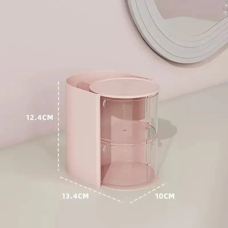 Organisateur d'accessoires pour cheveux en acrylique transparent, boîte de rangement avec compartiments pour bandeaux, élastiques et pinces, porte-pinceaux de maquillage et organisateur de bijoux de bureau 11